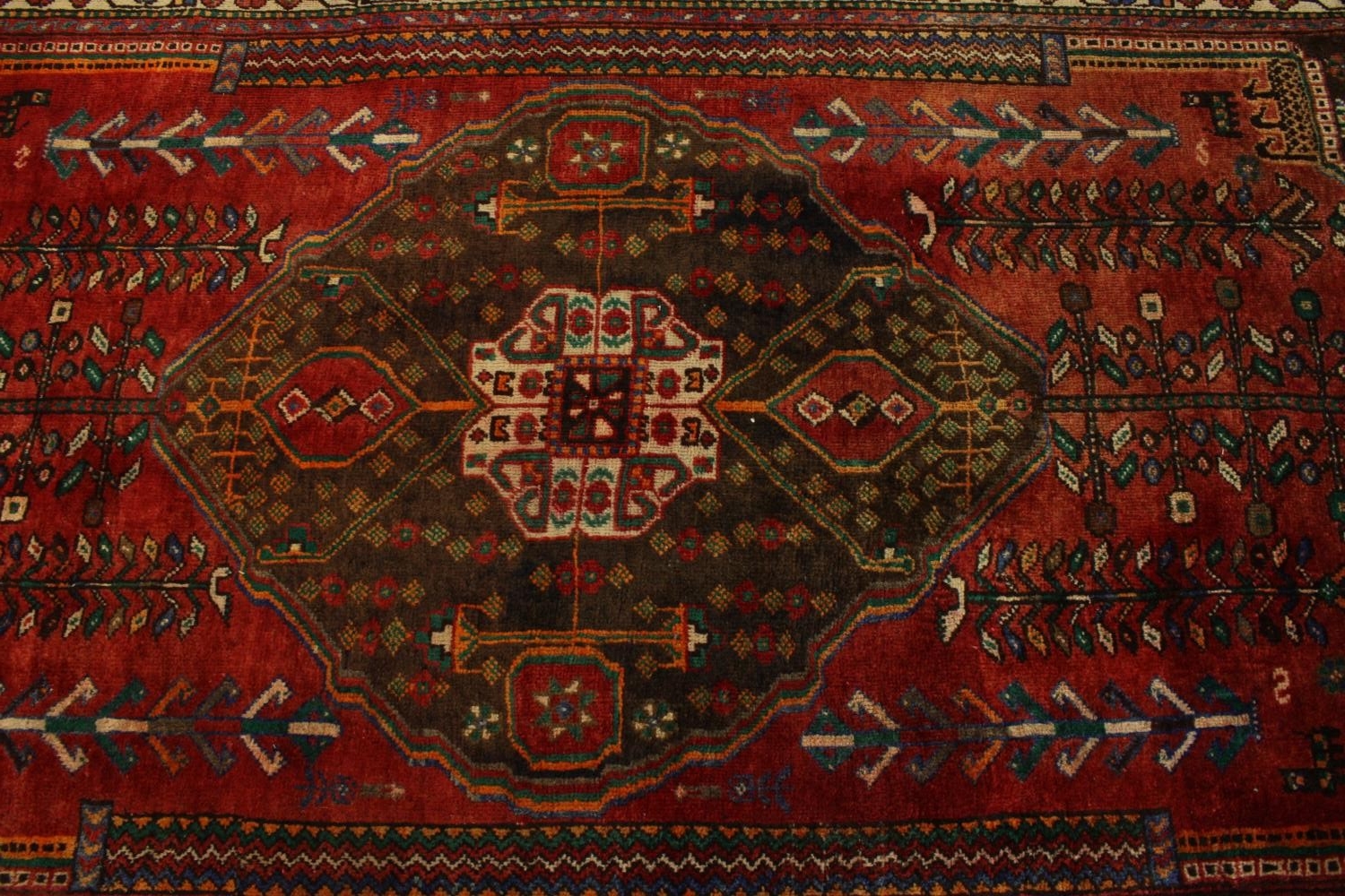 Carpet, Persian Afshar. L.320 W.148cm. - Image 3 of 4