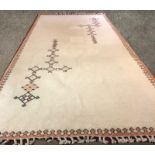 A large carpet, contemporary woollen. L.550 W.246cm.