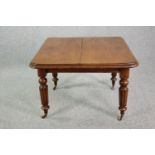 Dining table, William IV mahogany. H.70 W.100 D.100cm.
