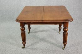Dining table, William IV mahogany. H.70 W.100 D.100cm.