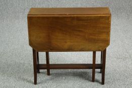 Sutherland table, Edwardian mahogany. H.59 W.72cm