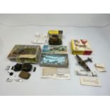 Boxed Dinky Toys including a Battle of Britain Supermarine Spitfire and Shadow Missile Launcher.