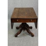 Pembroke table, mid 19th century mahogany. H.71 W.123cm.