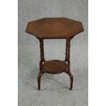 Occasional table, late 19th century mahogany. H.64 W.59cm.