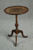 Lamp table, 19th century mahogany. H.64 Dia.46cm.