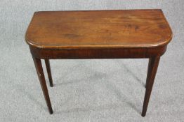 Card table, Georgian mahogany. H.70 W.90 D.92cm.