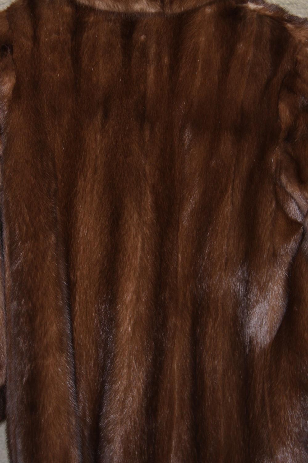 A vintage Mink fur coat made by Saga. - Image 3 of 5