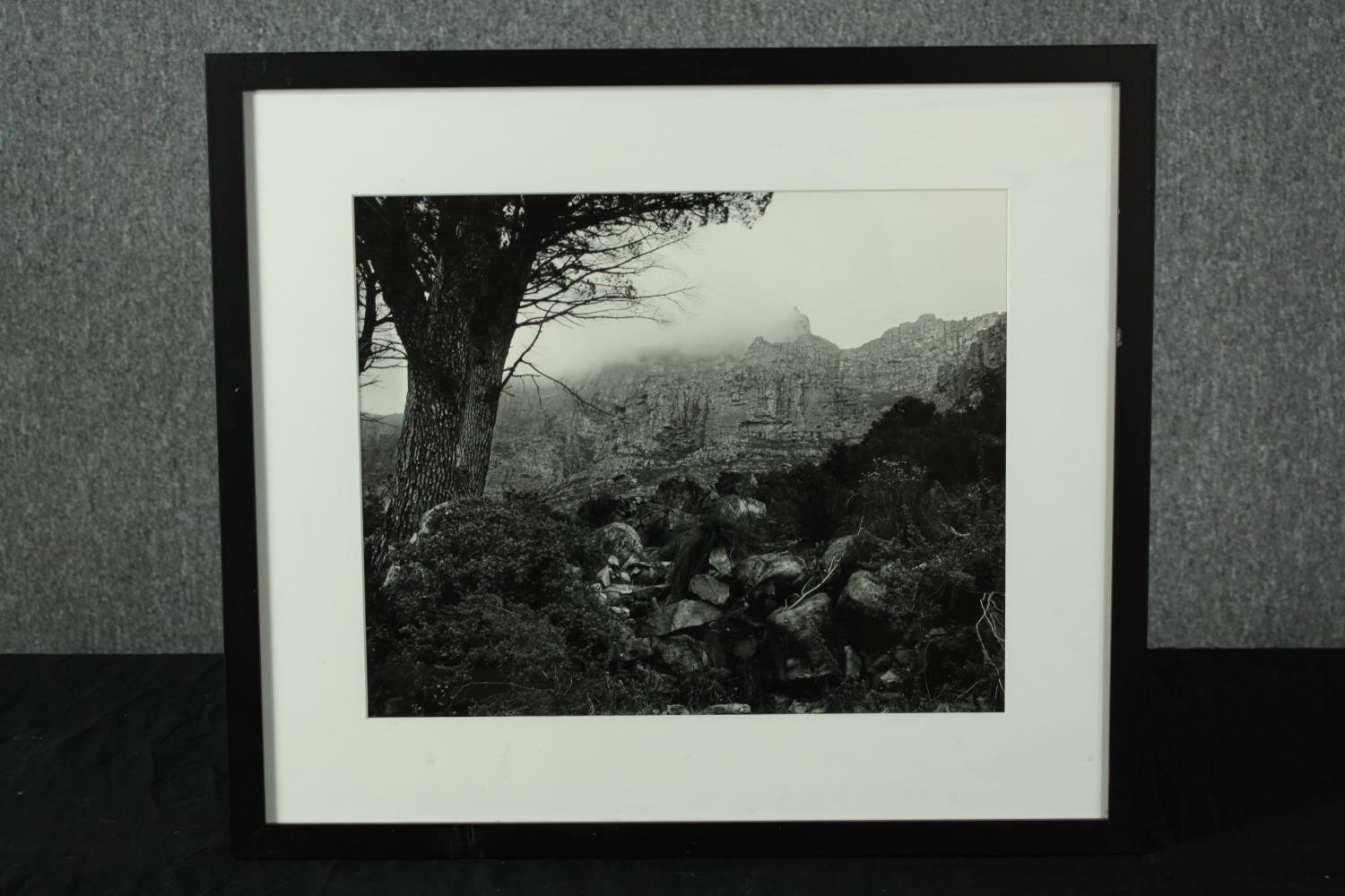 Photograph. Landscape, mountain scene. Framed and glazed. Unsigned. H.49 x W.56 cm. - Image 2 of 3