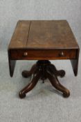 Pembroke table, mid 19th century mahogany. H.71 W.123cm.