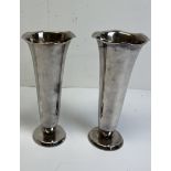 Württemberg Metallwarenfabrik (WMF). Two flower vases. Silver plated.