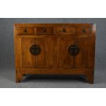 Sideboard, Chinese elm. H.98 W.128 D.42 cm