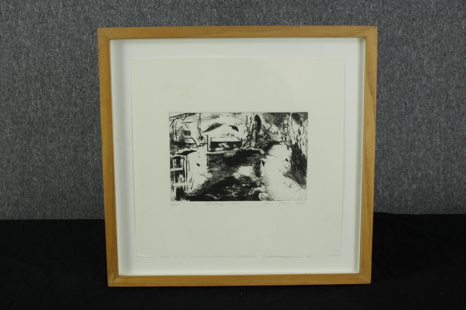 Jane Joseph (German b. 1942). Etching. Edition of 20. This one is numbered 16/20. Signed bottom - Image 2 of 5