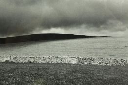 Landscape photograph. Unsigned. In the style of Fay Godwin. Framed and glazed. H.47 x W.46 cm.