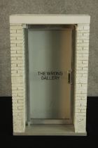 Maurizio Cattelan. Italian b. 1960. Wrong Gallery Door. 1:6 scale. In mint condition in publisher'