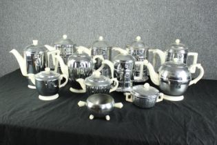 A mixed collection of Heatmaster items. Twelve items in total including coffee and teapots, a