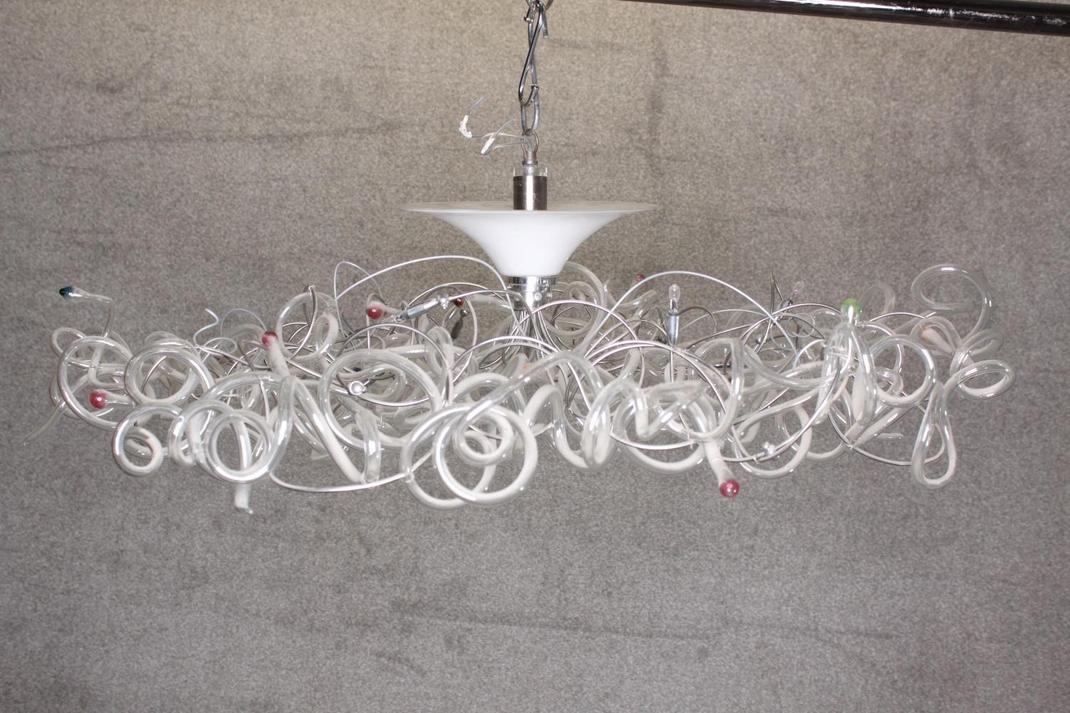 Rocco Borghese. From the artist's Chandelier range. H.25 x Dia. 85 cm.