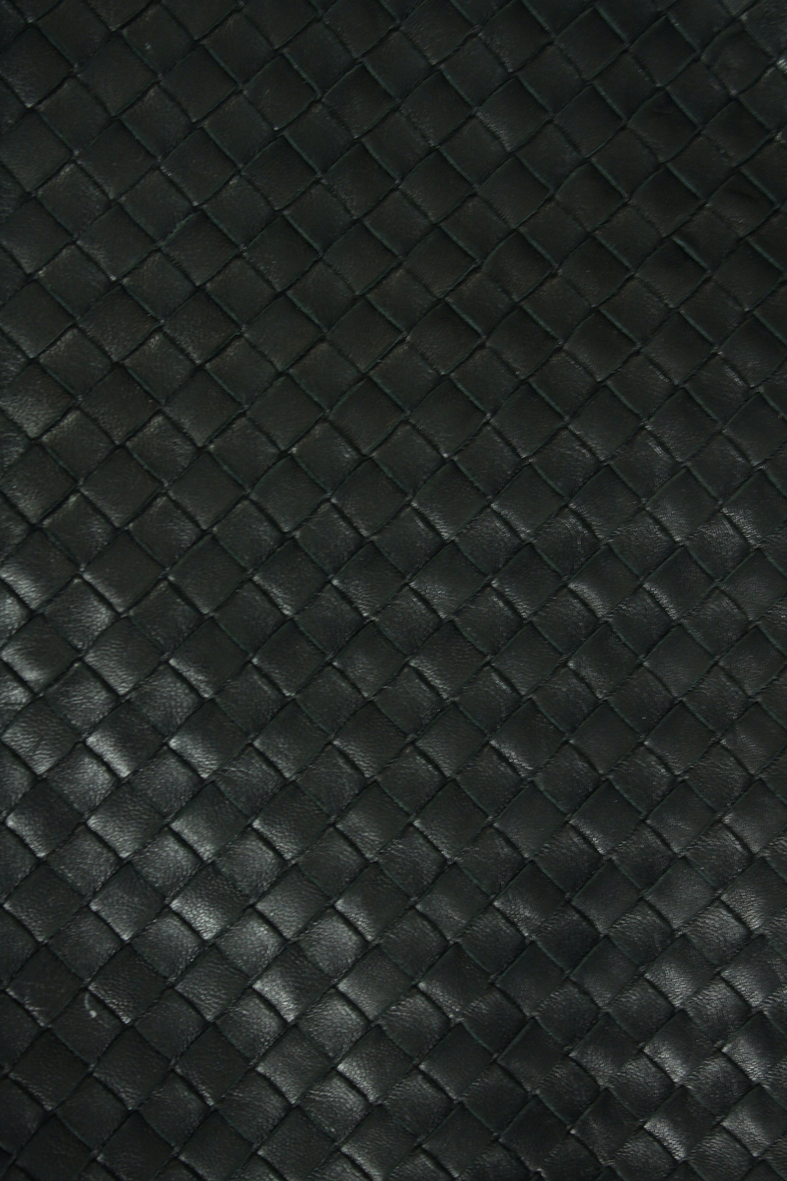 A small Bottega Veneta Intrecciato black leather handbag. With a suede lining and calf leather - Image 3 of 4