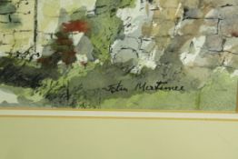 John Mortimer (British, b.1933). Watercolour, In Bury Village, signed John Mortimer bottom right.