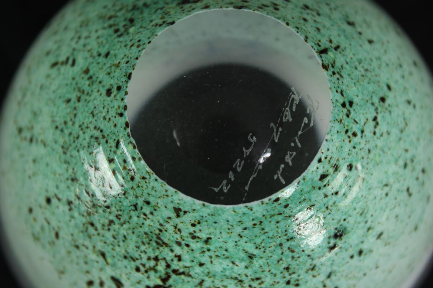 A collection of glass and ceramics, including a Kosta Boda art glass bowl with tree and bird design, - Image 3 of 8