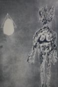 Germaine Richier (French 1902 - 1959). Etching and aquatint. Printed 1960. Edition of 125. Framed