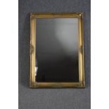Wall mirror, gilt gesso framed. H.104 W.74cm.