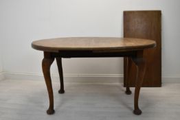Dining table, C.1900 mahogany extending. H.71 W.128 (+ext. 52cm) D.106 cm.