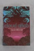 The Cloud Atlas by David Mitchell signed on the title pages. Later printing. H.24 W.16 cm.