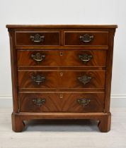 Folio cabinet, Georgian style mahogany. H.69 W.65 D.36 cm.