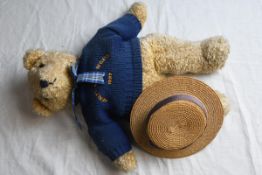 Henley Regatta 1992 teddy bear complete with his boater hat.