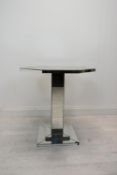A Venetian style occasional table with some damage as shown. H.63 W.58 D.58 cm.