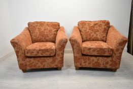 Armchairs, pair contemporary. H.75 cm.