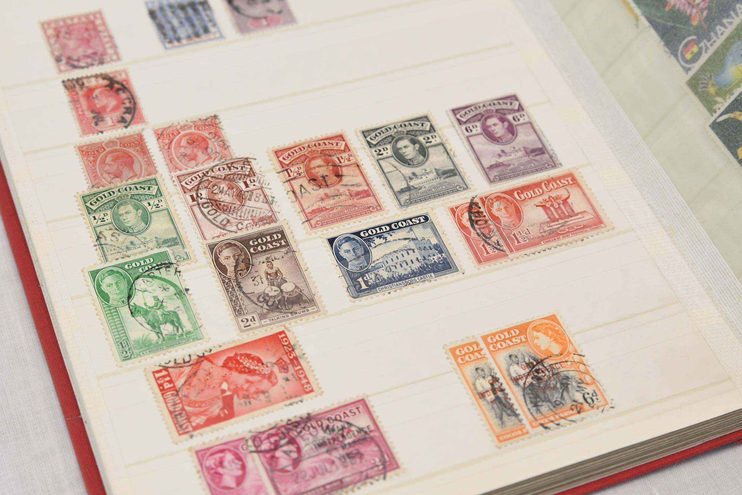 Two well curated stamp albums of international and empire stamps including Canada and USA. - Image 5 of 7