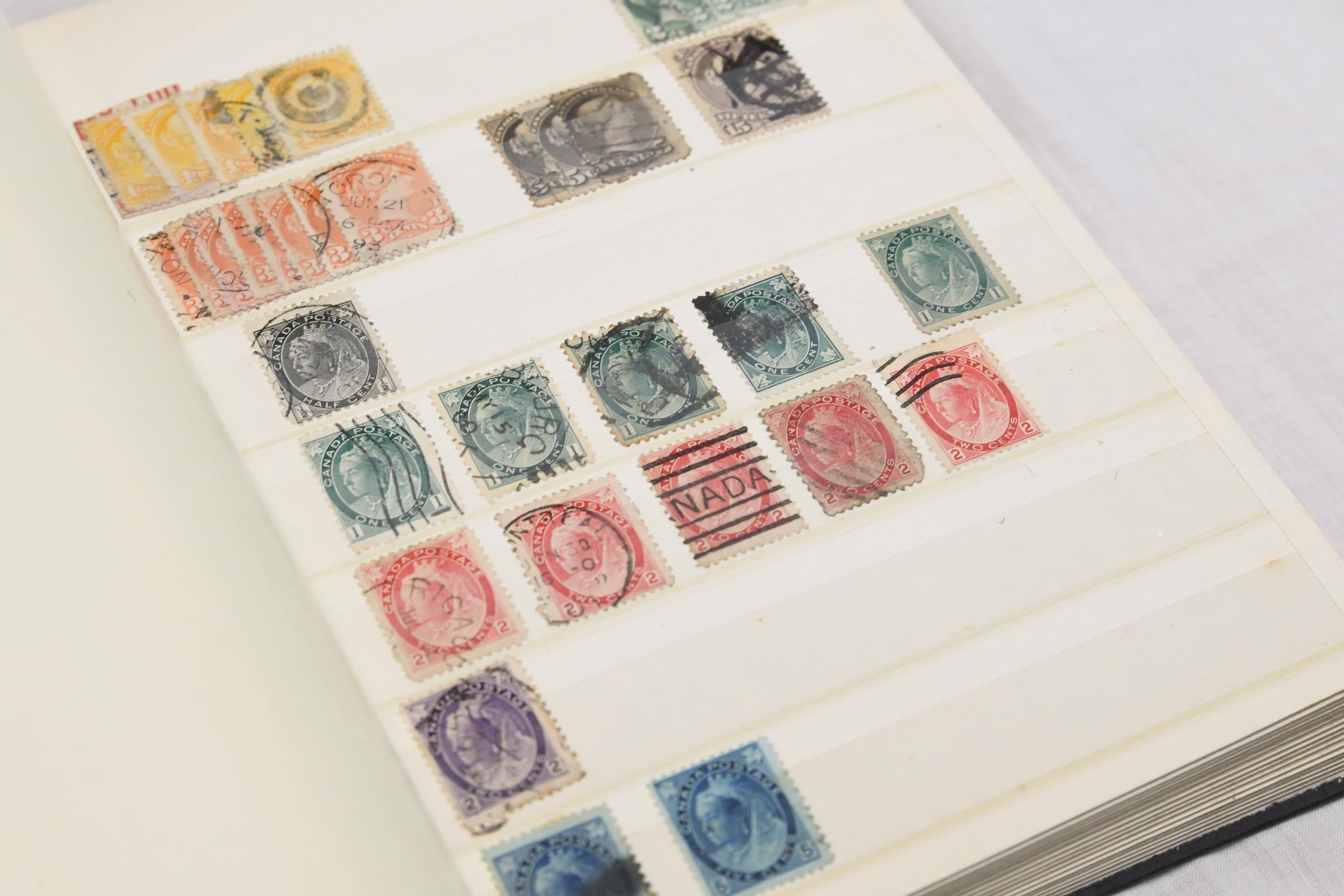 Two well curated stamp albums of international and empire stamps including Canada and USA. - Image 2 of 7