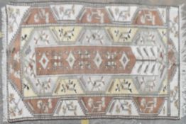 A Tabriz style carpet. H.216 W.121