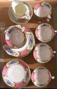 A good condition tea set with 12 settings but missing one cup.