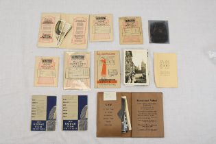 Selection of home photos and original negatives circa 1920s.