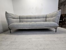 Sofa, contemporary B&B Italia Husk design. H.92 W.212 D.95cm.