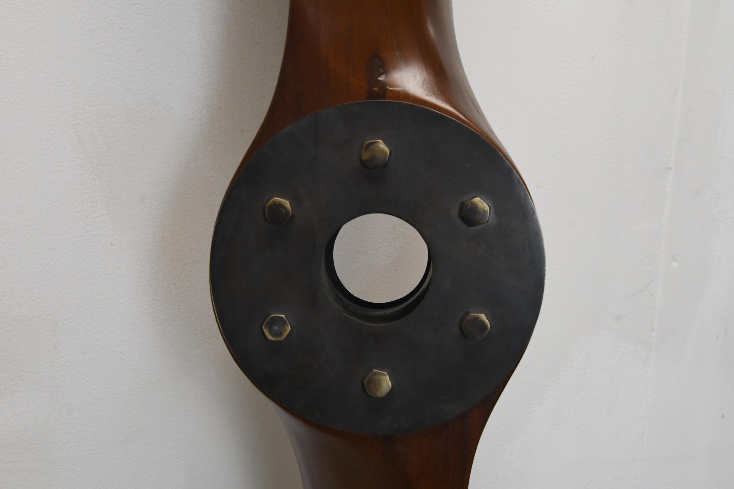 A modern copy of a vintage airplane propellor. 195cm long. - Image 2 of 3