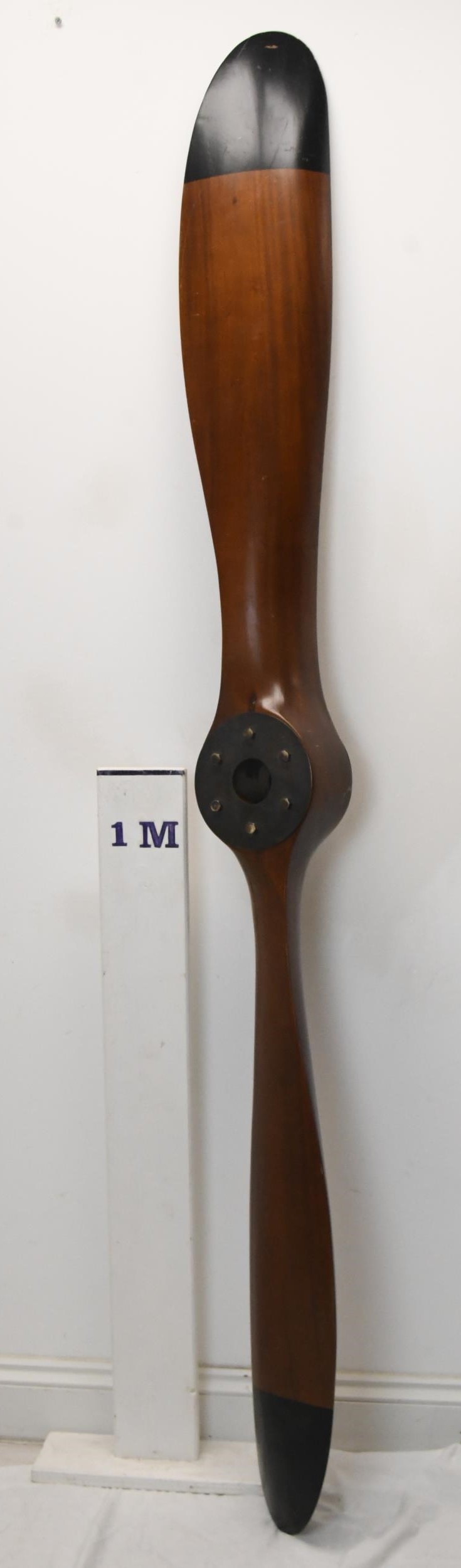 A modern copy of a vintage airplane propellor. 195cm long.