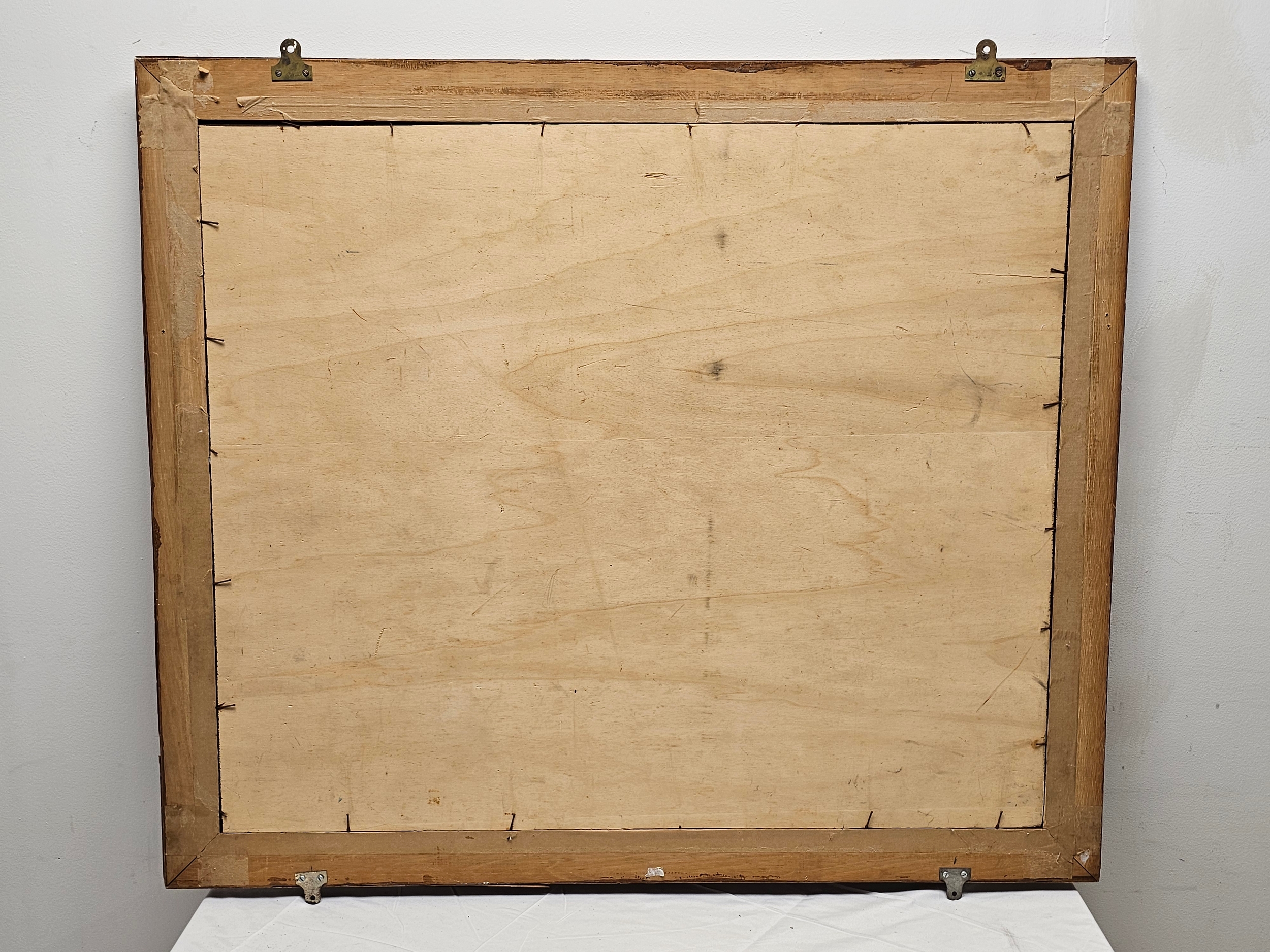 A large print in glazed maple frame with gilt slip. H.72 W.85cm. - Image 4 of 5