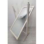 Cheval mirror, Edwardian painted. H.151 W.60 D.50cm.