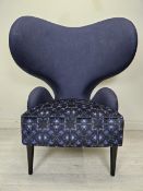 Hathi wing back armchair, contemporary, Hathi by De Muro Das. H.129 W.101 D.90cm.