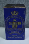 A box of four bottled beers issues by Fullers to celebrate the Royal Wedding of Prince Charles and