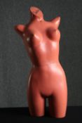 Desbeau Corsetry torso mannequin. H.64 W.29 cm.