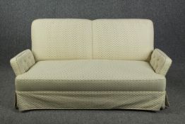 Sofa, contemporary upholstered. H.73 W.150 D.72cm.