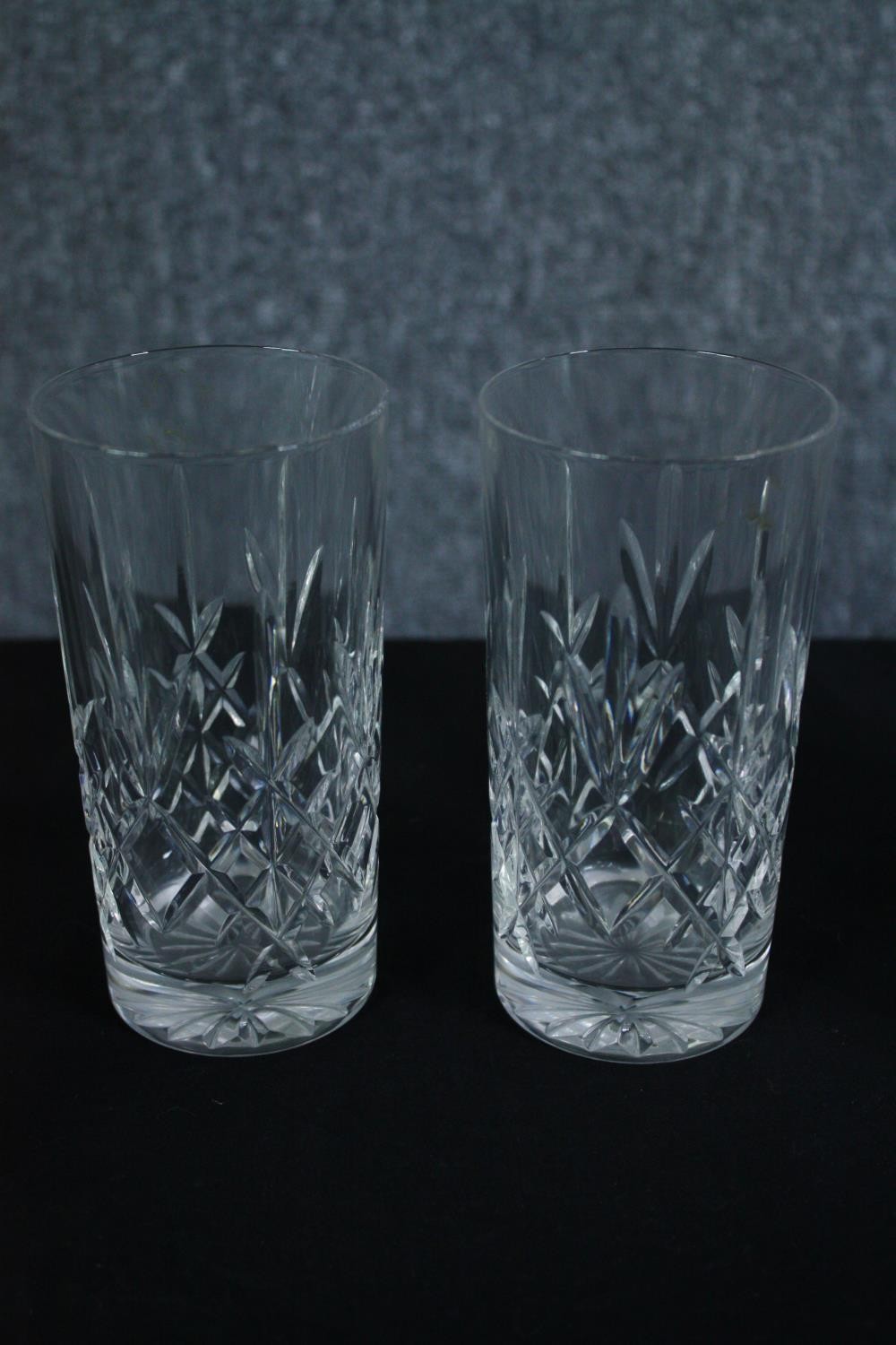 A collection of cut crystal, including a boxed Stuart crystal decanter and two whisky tumblers along - Image 5 of 7