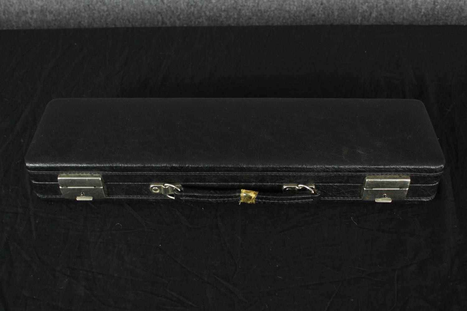 A 1960's cased bespoke made sterling silver flute by the Flute Makers Guild London, numbered 236 - Image 6 of 8