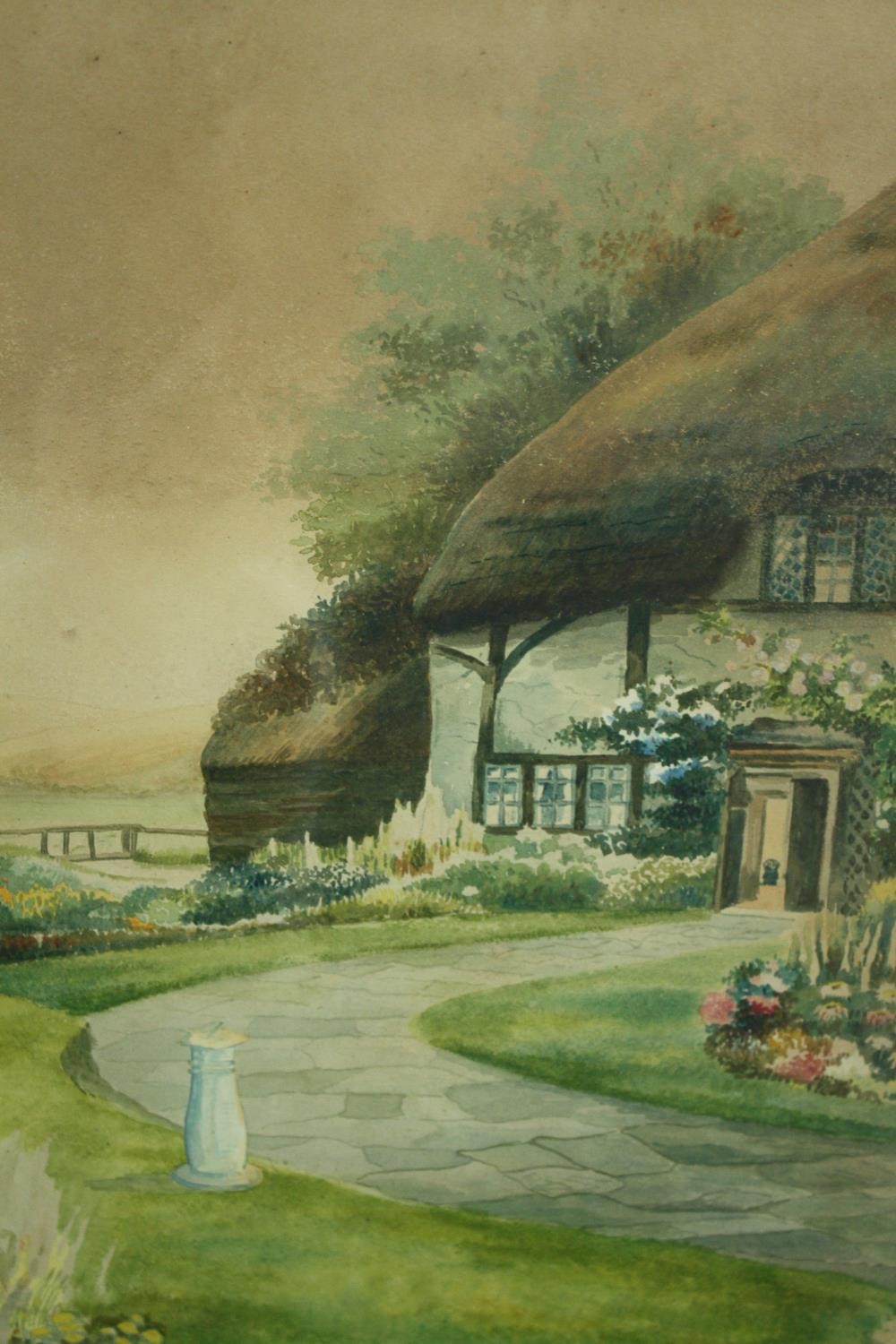 Stanley A Burchett (20th century). A collection of three rural themed watercolours. Each signed by - Image 3 of 6