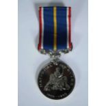 National Service Medal. 1939 - 1960. In presentation box with the royal crest to the inside of the