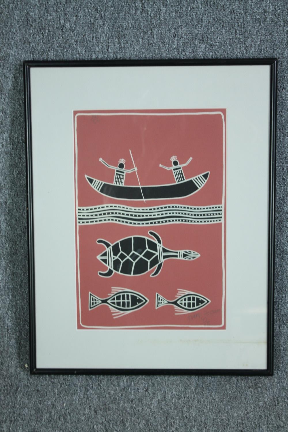 Jimmy Possum (Australian). Indigenous Art. Both printed in a limited edition of 85 copies. Both - Image 2 of 7